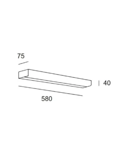 Aplique de pared Toilet Q – LedsC4 – Lámpara para espejo de baño, Disponible en 2 tamaños, LED 3000K