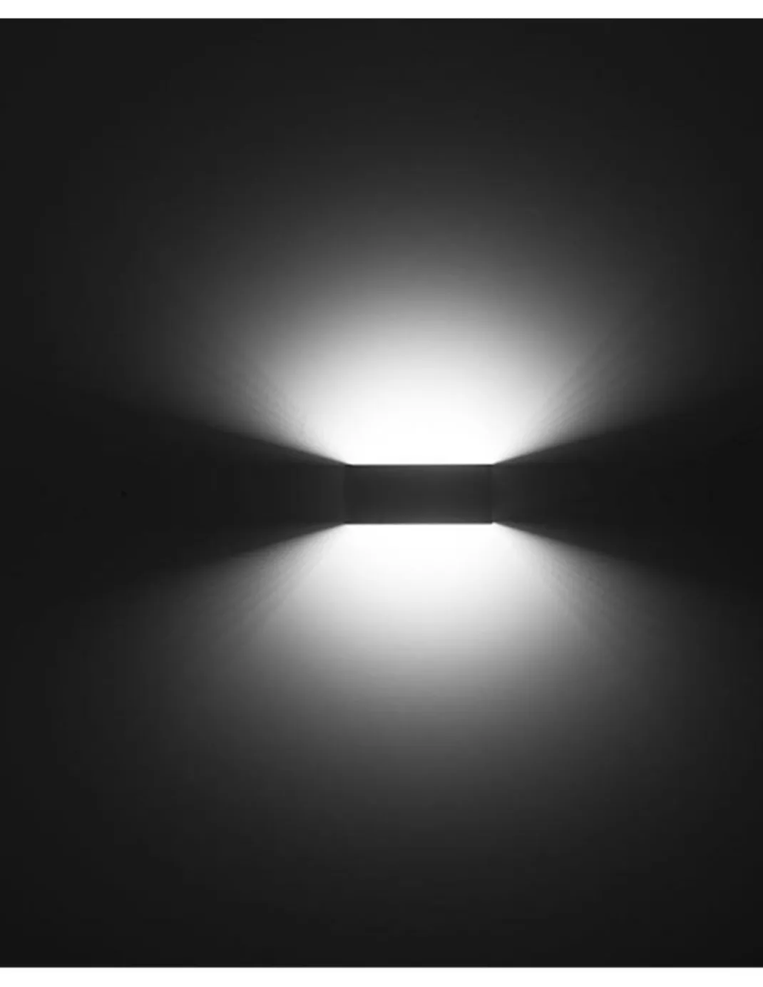 Aplique de pared Toppi – FORLIGHT – Lámpara de aluminio blanco, Disponible en dos medidas, LED 3000K