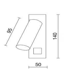 Aplique de pared Toscana - Exo - Novolux Lighting