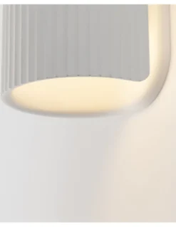 Aplique de pared Trama - Faro - Lámpara de yeso, luz unidireccional o bidireccional