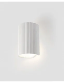 Aplique de pared Trama - Faro - Lámpara de yeso, luz unidireccional o bidireccional