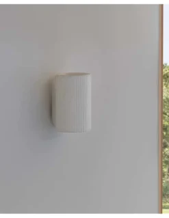 Aplique de pared Trama - Faro - Lámpara de yeso, luz unidireccional o bidireccional