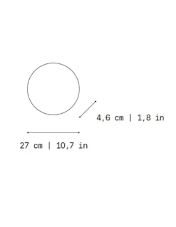 Aplique de pared Umbra Round - a-emotional light - Aplique de pared decorativo