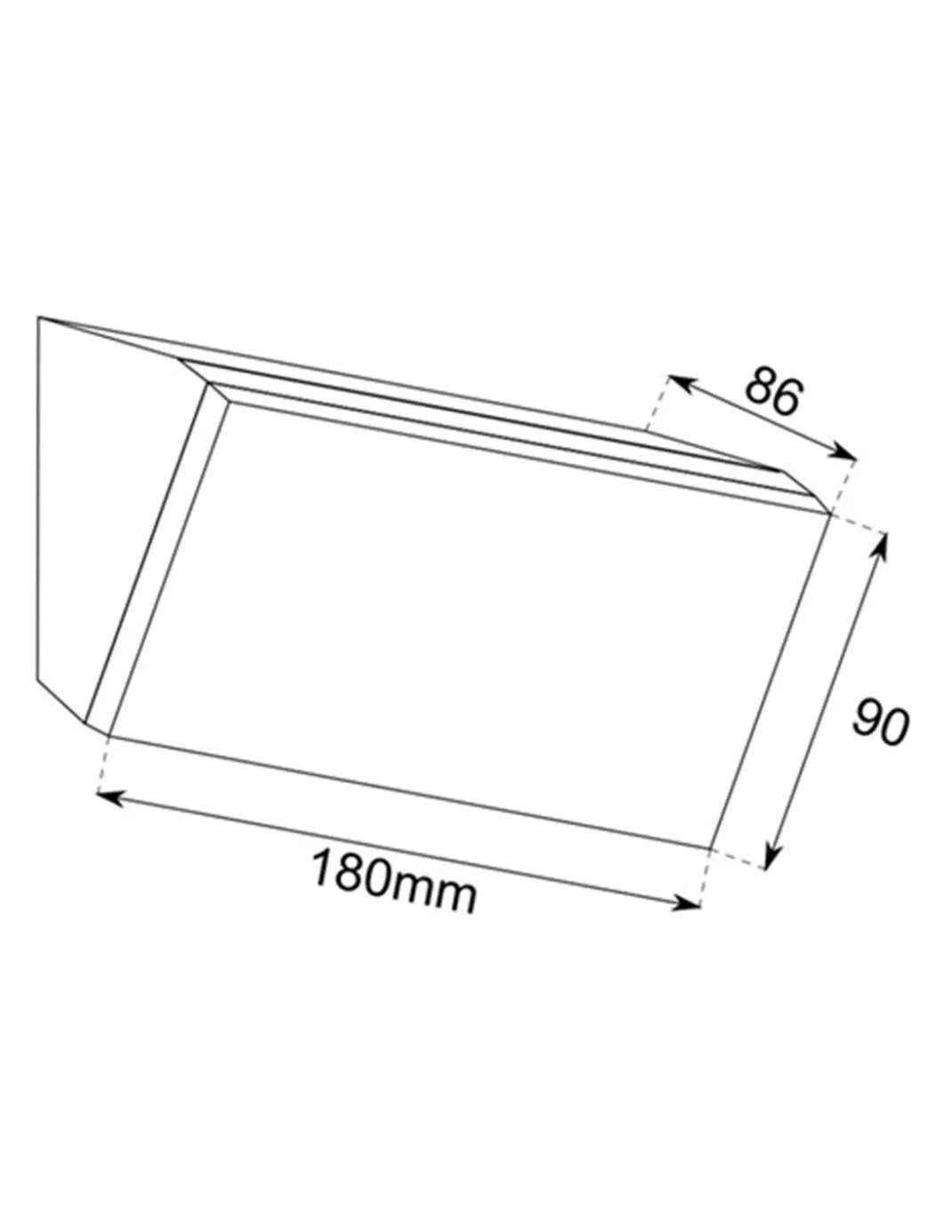 Aplique de pared Venice - Conalux - Lámpara de exterior LED, IP65