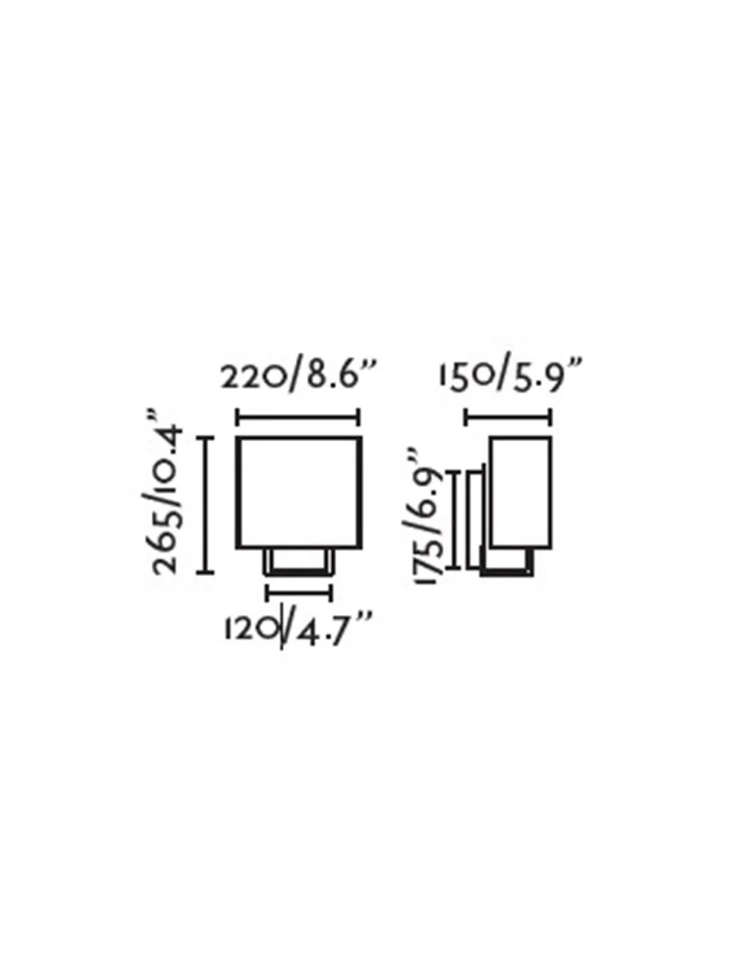Aplique de pared Verper – Faro – Lámpara decorativa de tela en blanco o marrón, pantalla beige