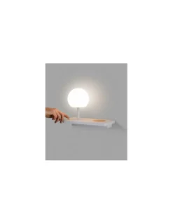 Aplique der. LED SMD con cargador de móvil, USB y regulador de intensidad - Niko - Faro