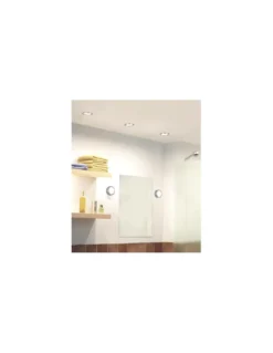 Aplique Esferic - Pujol - Para Techo y Pared Ø11 cm acero acabo en níquel