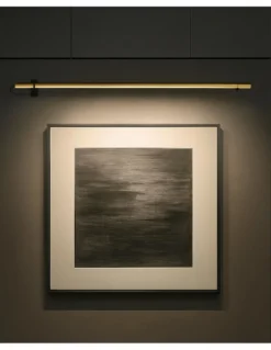 Aplique lineal Solid W - B.lux - Lámpara de pared LED para iluminación de cuadros y zonas decorativas
