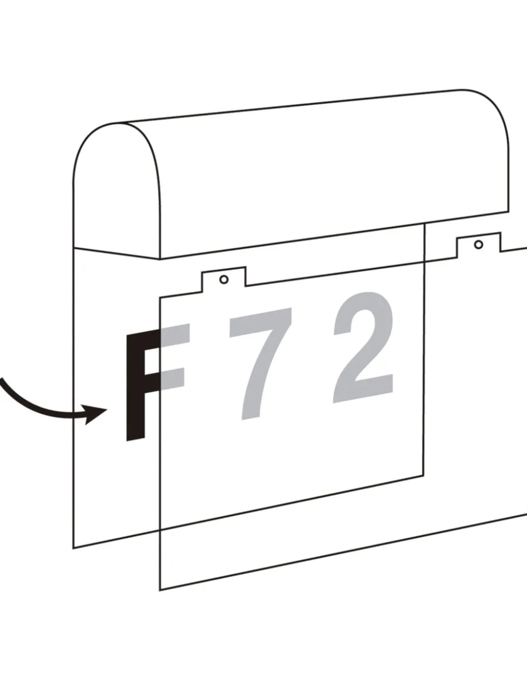 Aplique Number - Dopo - Novolux Lighting - Lámpara de pared de exterior con letrero personalizable