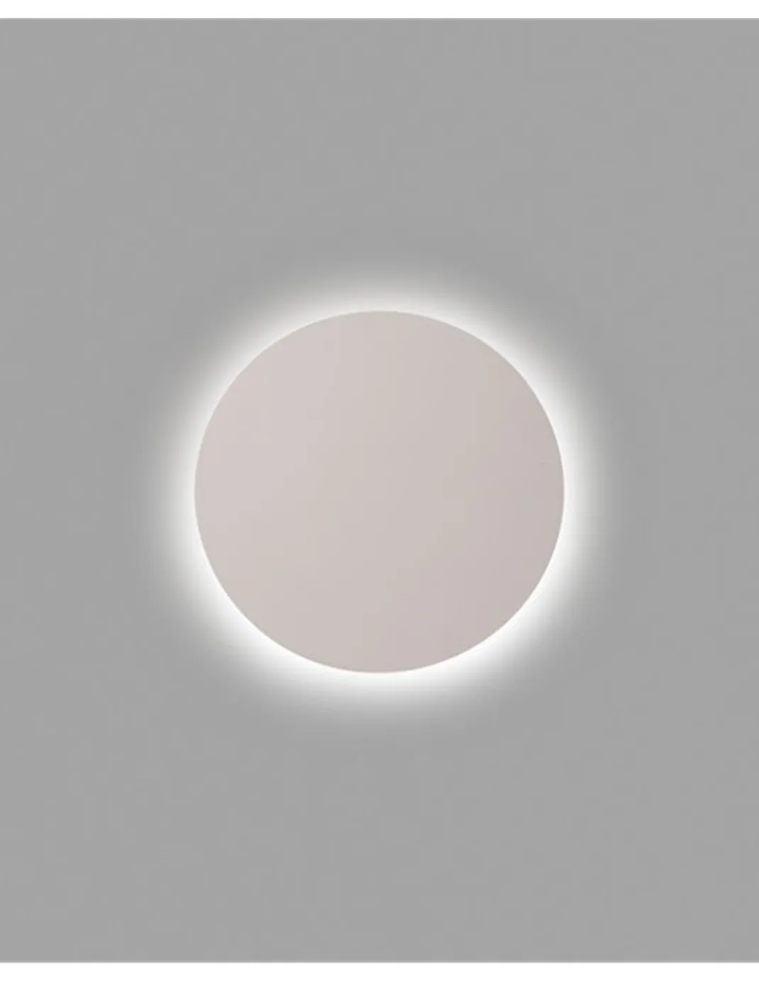 Aplique pared Luna – Faro – Lámpara de yeso blanco, LED 2700K, Ø 20 cm