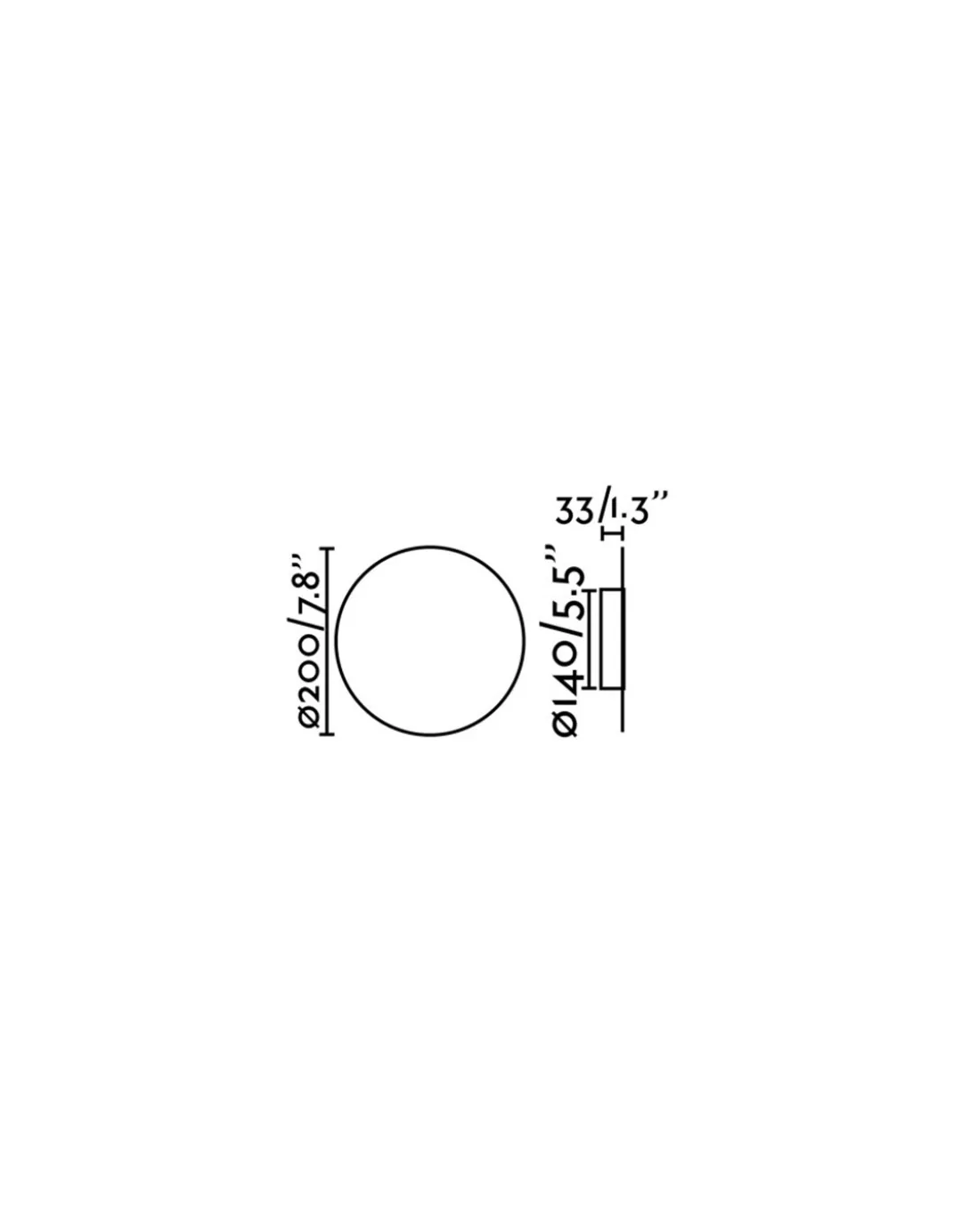 Aplique pared Luna – Faro – Lámpara de yeso blanco, LED 2700K, Ø 20 cm