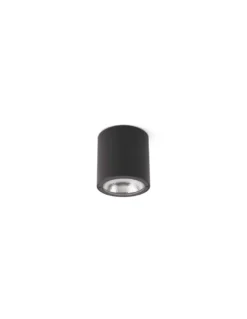 Aplique / Plafón Goz - Faro - Foco LED exterior cilindrico gris oscuro