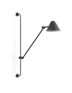Arm – Novolux Exo – Aplique de pared de lectura, con brazo orientable, Metal negro