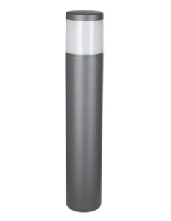 Baliza Chicago (redonda) – Mantra – Lámpara de exterior de pie, Gris oscuro, 65 cm