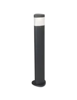 Baliza de exterior Arrow – FORLIGHT – Lámpara de aluminio negra, LED 3000K 6,6W IP65, Altura: 50 cm