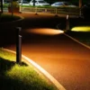 Baliza de exterior Bot - Iberlamp - Diseño antracita, altura: 82 cm