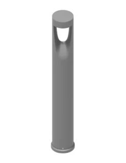 Baliza de exterior Bot - Iberlamp - Diseño antracita, altura: 82 cm