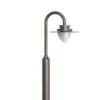 Baliza de exterior Calais - Iberlamp - Lámpara marrón LED