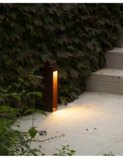 Baliza de exterior Cerler - Faro - Lámpara de exterior con luz regulable