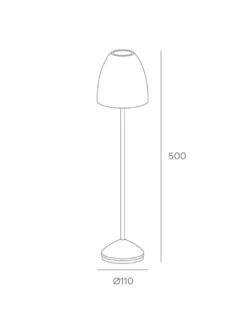 Baliza de exterior Eclipta I - FORLIGHT - Lámpara LED, 50 cm