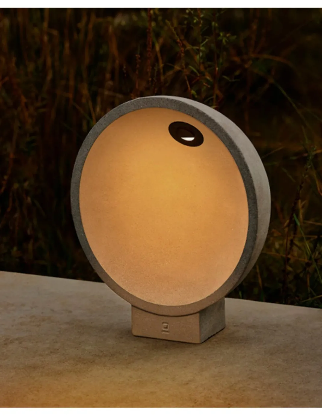 Baliza de exterior Gaia – Faro – Lámpara de cemento, IP55