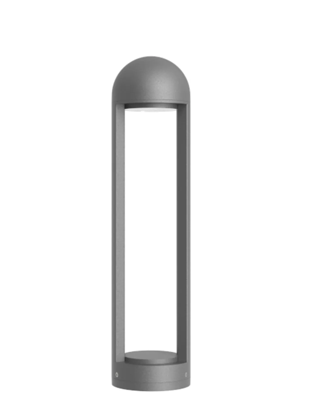 Baliza de exterior Gate - Iberlamp - Lámpara antracita, 60 cm