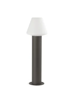 Baliza de exterior Mistu – Faro – Aluminio gris oscuro, 60 cm