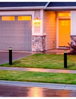 Baliza de exterior Odin - Novolux Lighting - Diseño moderno en antracita