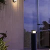 Baliza de exterior One- FORLIGHT - Lámpara negra LED, 50 cm