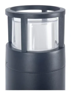 Baliza de exterior One- FORLIGHT - Lámpara negra LED, 50 cm