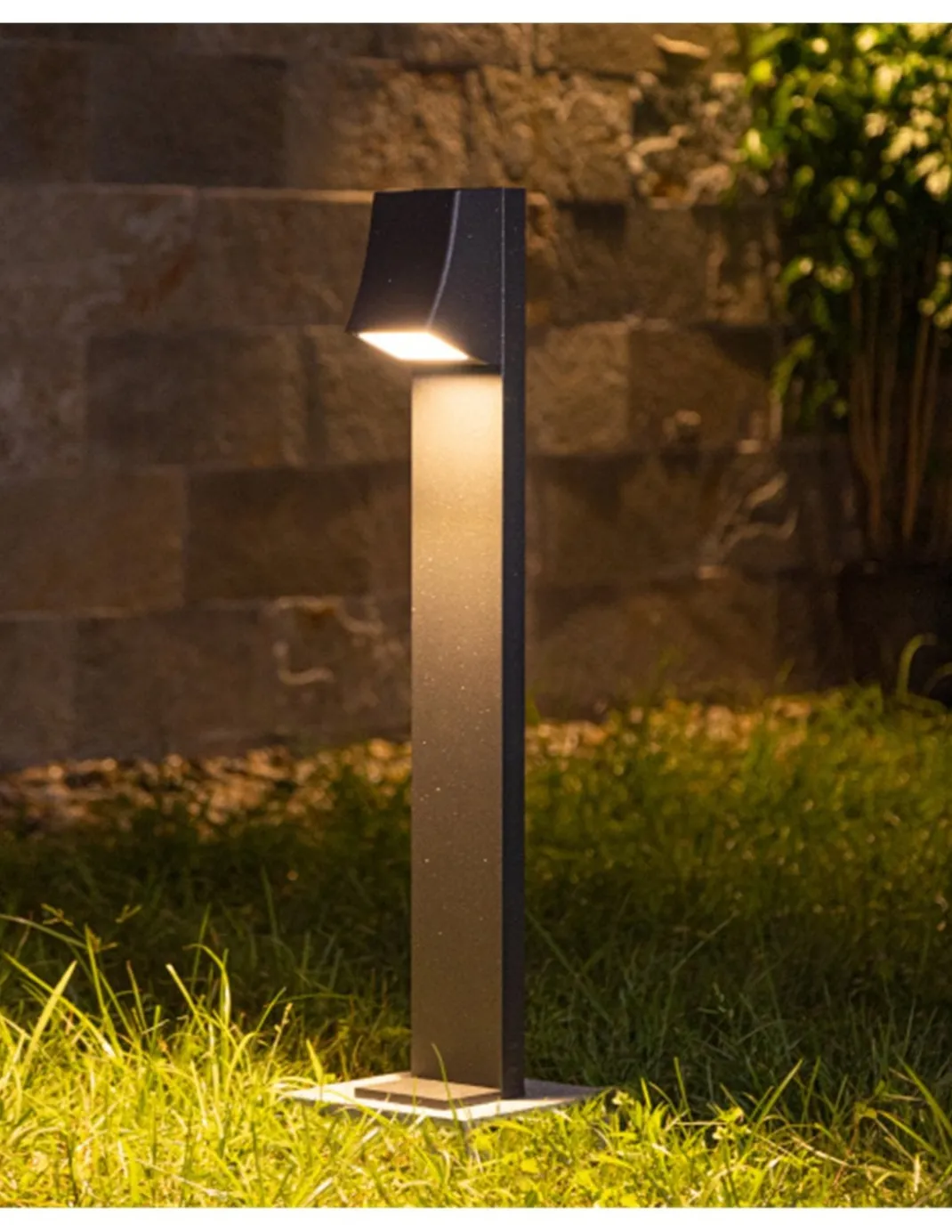 Baliza de exterior Slide - Iberlamp - Lámpara de exterior antracita