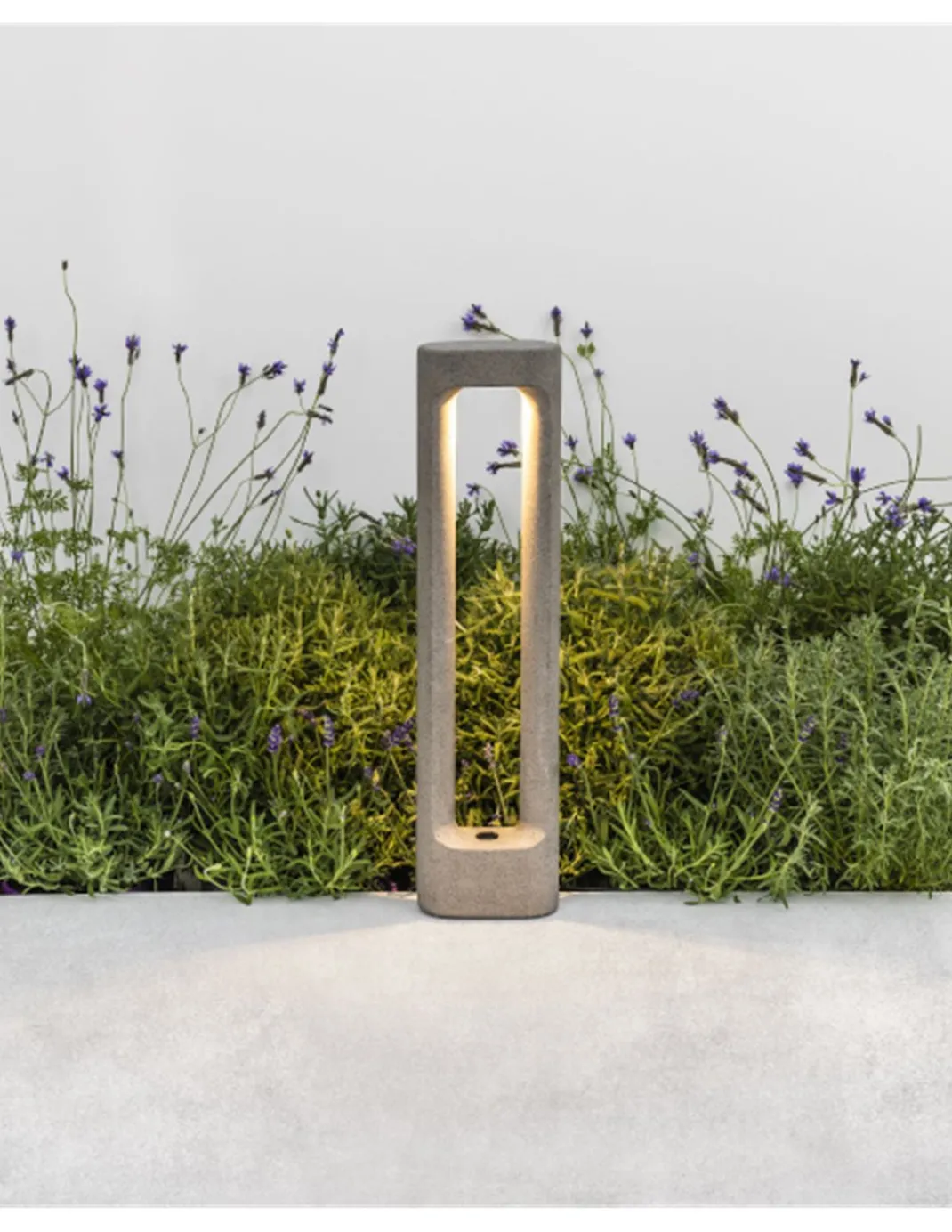 Baliza de exterior Totem – Faro – Lámpara de cemento gris
