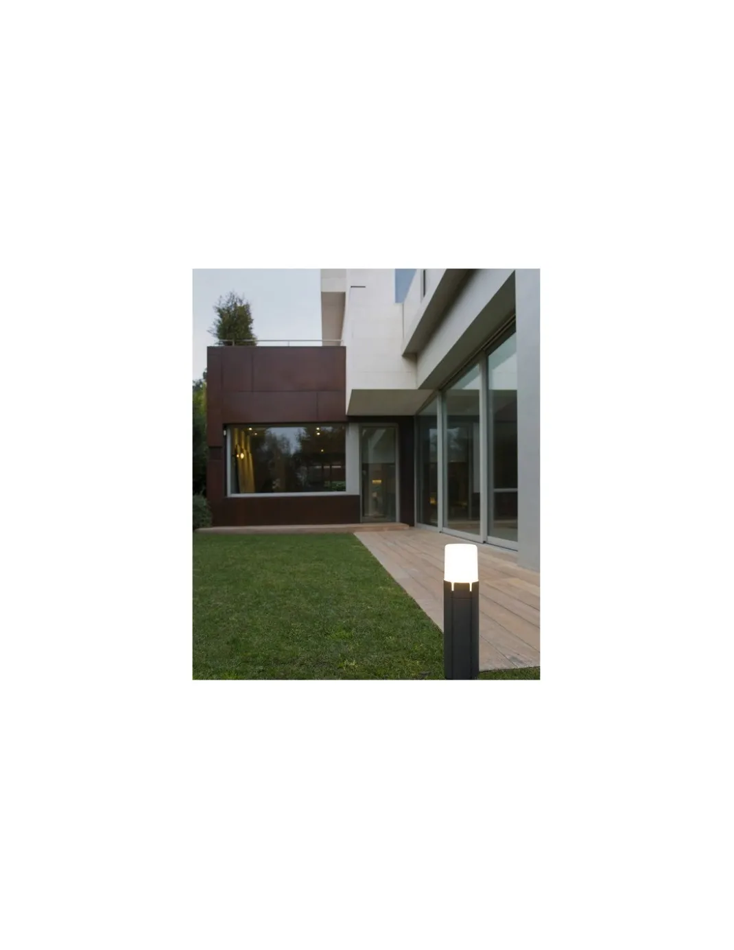 Baliza de exterior Tram - Faro - LED IP65, en gris oscuro