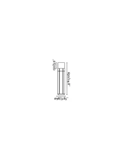 Baliza de exterior Tram - Faro - LED IP65, en gris oscuro