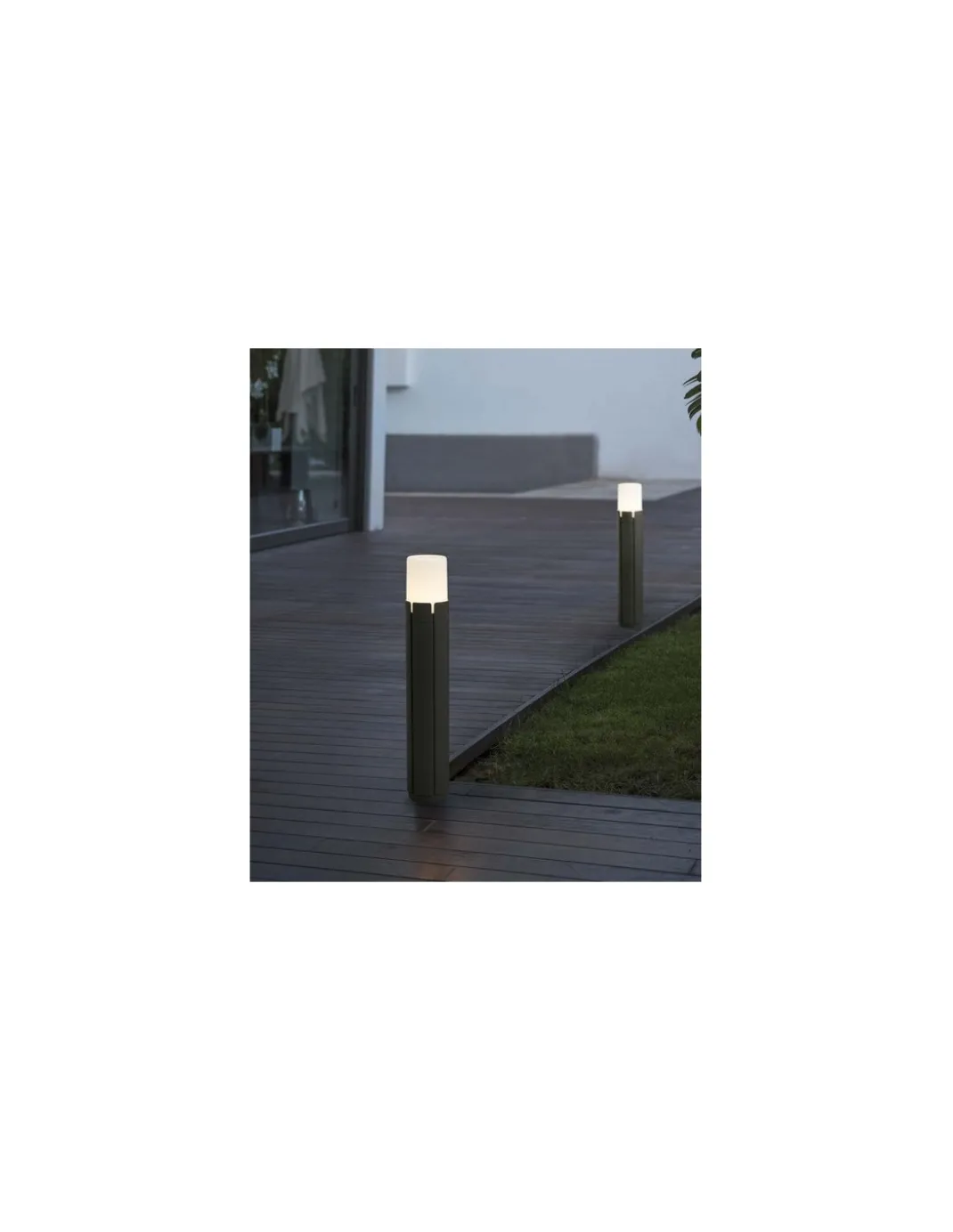 Baliza de exterior Tram - Faro - LED IP65, en gris oscuro