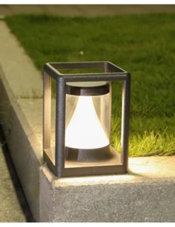 Baliza y sobremuro de exterior Terra - Iberlamp - Diseño de antracita LED