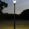 Cabezal farola de exterior Metis - Iberlamp - Lámpara LED en gris antracita