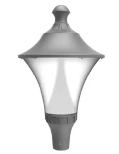 Cabezal farola de exterior Metis - Iberlamp - Lámpara LED en gris antracita