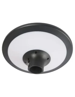 Cabezal farola de exterior solar - Conalux - Lámpara urbana, negra