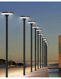Cabezal farola de exterior solar - Conalux - Lámpara urbana, negra