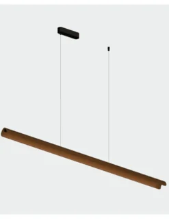 Colgante de techo Alma - ACB - Lámpara lineal moderna de madera