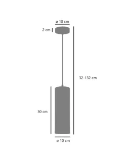 Colgante de techo Derek – AJP – Lámpara tubular de cristal en 2 colores