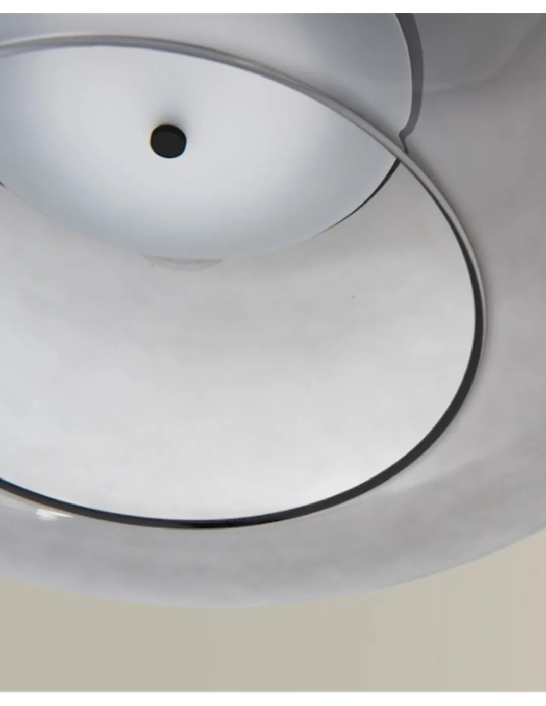 Colgante de techo empotrable Plat – LedsC4 – Lámpara de cristal en verde, fumé o ambar Regulable LED 2700-3000-4000K