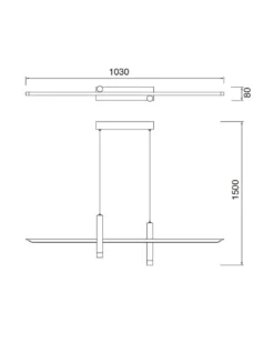 Colgante de techo Esparta - Mantra - Lámpara decorativa y elegante