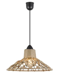 Colgante de techo Korfu - AJP - Lámpara boho chic de cuerda natural