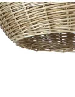 Colgante de techo Natural - Novolux Lighting - Lámpara boho chic con pantalla de mimbre