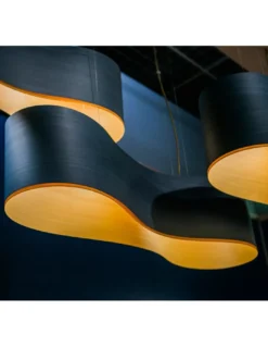Colgante de techo New Wave - LZF - Lámpara de diseño de madera