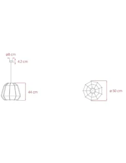 Colgante de techo Stitches Bamako - LZF
