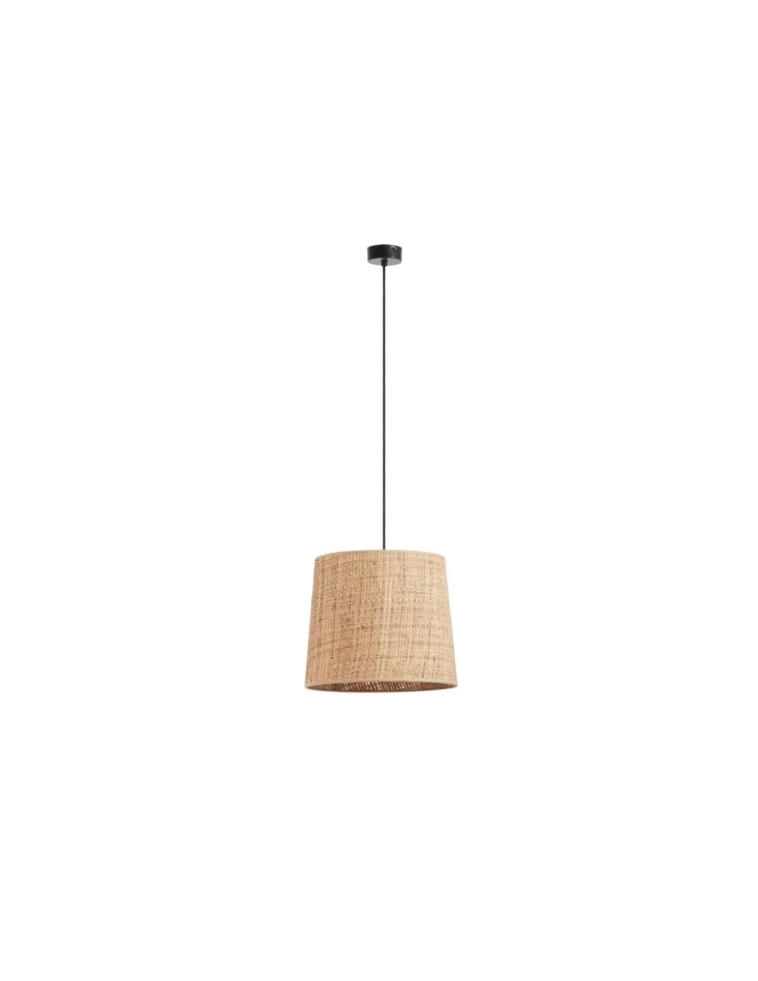 Colgante de techo Thais - Novolux Lighting - Lámpara boho chic con pantalla de mimbre