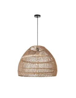 Colgante de techo Vietnam - Novolux Lighting - Lámpara de mimbre natural